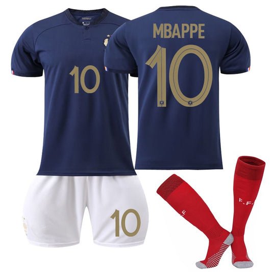 New home World Cup No. 10 Mbappe 19 Benzema 11 Dembele 9 Giroud jersey set